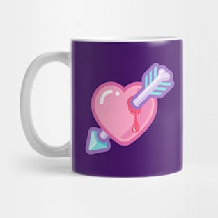 Arrow through the heart Mug